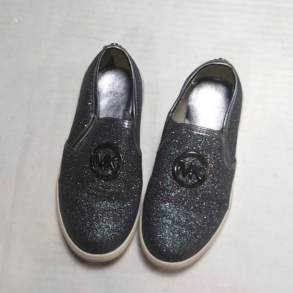 Michael Kors Kids Slip-on Sneakers Araceli Hematite Size 12